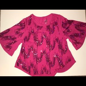 Girls Justice Sequin Top